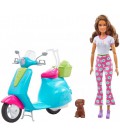 Барбі Мандрівниця на скутері Barbie Travel Playset Travel Doll and Scooter