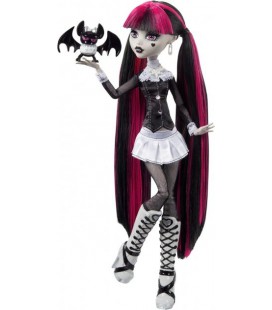 Лялька Дракулаура Monster High Draculaura in Black and White Reel Drama