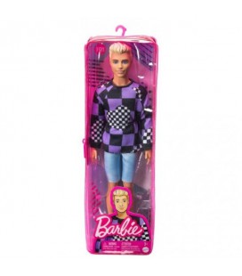 Лялька Кен Модник у светрі в клітинку Barbie HBV25