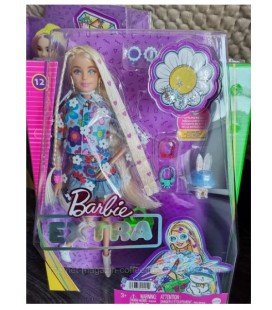 Лялька Mattel Barbie Extra у квітковому образі HDJ45