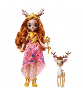 Лялька Королева Давіана та олень Грессі Enchantimals Royal Queen Daviana Doll & Grassy Deer (GYJ12)