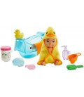 Барбі пупс немовля Barbie Skipper Babysitters Inc. Feeding and Bath-Time Playset with Color-Change Baby Doll Mattel (GHV84) (887