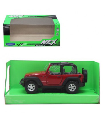 Машинка металева Jeep Wrangler Rubicon, червона MiC 39885C-CW