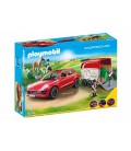 Ігровий набір Playmobil Porsche Macan з причепом для коней (9376)