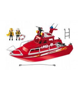 Ігровий набір Playmobil Пожежний катер з пожежними (3128)