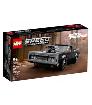 Конструктор Lego Speed Champions Fast & Furious 1970 Dodge Charger R/T 345 деталей (76912)