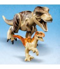 Конструктор LEGO Jurassic World Втеча тиранозавра та атроцираптора 466 деталей (76948)