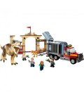 Конструктор LEGO Jurassic World Втеча тиранозавра та атроцираптора 466 деталей (76948)