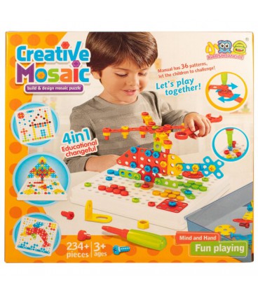 Конструктор мозаїка Qunxing Toys, 234 елементи (881)