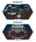 Конструктор KaZi поліцейська машинка з інерцією 445 деталей