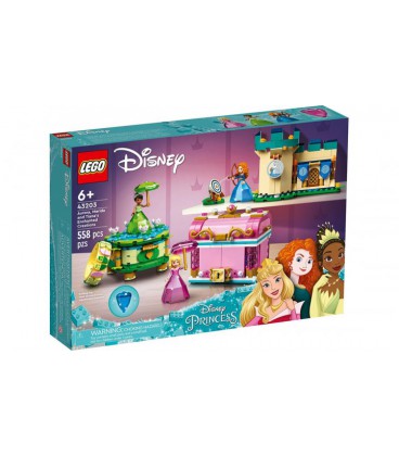 Конструктор LEGO Disney Princess Чарівні творіння Аврори, Мериди та Тіани 558 деталей (43203)