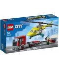 Конструктор LEGO City Перевезення рятувального гелікоптера (60343)