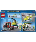 Конструктор LEGO City Перевезення рятувального гелікоптера (60343)