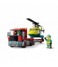 Конструктор LEGO City Перевезення рятувального вертольота 215 деталей (60343 78735)