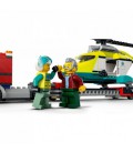 Конструктор LEGO City Перевезення рятувального вертольота 215 деталей (60343 78735)