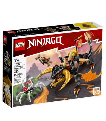 Конструктор LEGO Ninjago Земляний дракон Коула EVO 285 деталей 71782