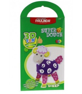 Маса для ліплення Paulinda Super Dough 3D FUN Вівця