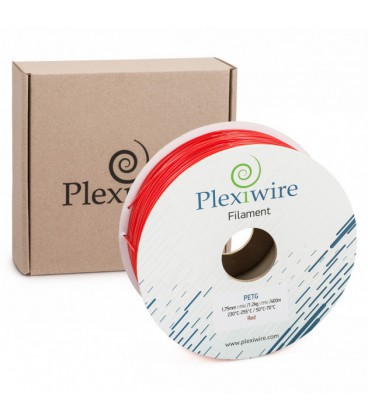 PETG пластик Plexiwire для 3D принтера червоний 1,75 мм (300м / 0,9 кг) (7667768)