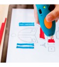 Набір для 3D-ручки 3Doodler Start - АНІМАЦІЯ (48 стрижнів, шаблон, аксесуари) (8SAKALPD3R)