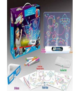 3D дошка Magic Drawing Board з 3D окулярами Проекційна дошка для малювання EL-2022