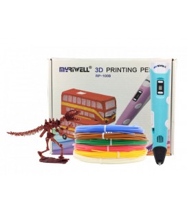 3D-ручка MyRiwell 2 LCD RP100B Blue + 60 м пластику