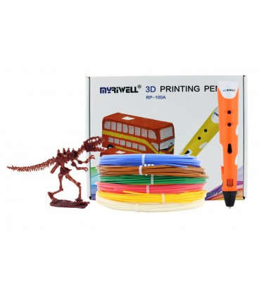 3D-ручка MyRiwell 1 RP100A Orange + 60 м пластику