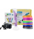 3D ручка з екраном 3d Pen-2 фіолетовий+ 100м пластику