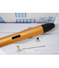 3D-ручка Air Pen Play V6 Bronze з Набором PLA Пластику 120 метрів (12 кольорів) та Аксесуари