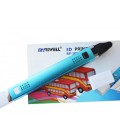 3D-ручка MyRiwell RP-100C Blue з Набором PLA Пластику 70 метрів (14 кольорів) і Набір трафаретів