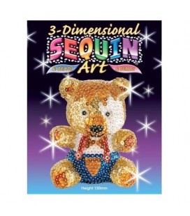 Дитячий набір для творчості Sequin Art SA0502 3D Teddy від 8 років