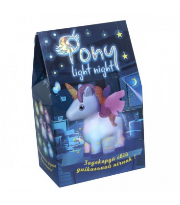 Набір для творчості Strateg Нічник Pony light night по-русски (30704)