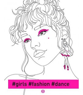 Книга-розмальовка girlsfashiondance (укр) Ранок (Z101109У)