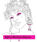 Книга-розмальовка girlsfashiondance (укр) Ранок (Z101109У)