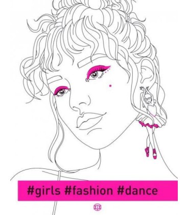 Фешн-розмальовка girlsfashiondance