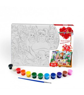 Розпис по полотну Danko Toys 'Canvas Painting' Феї розмір 21-31 см PX-06-05 Danko Toys (PX-06-05)