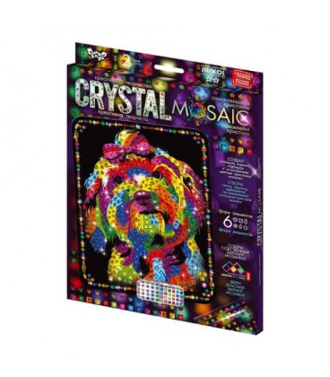 Набір для творчості 'Crystal mosaic' картина з кристалів Песик DankoToys CRM-02-05 Danko Toys (CRM-02-05)