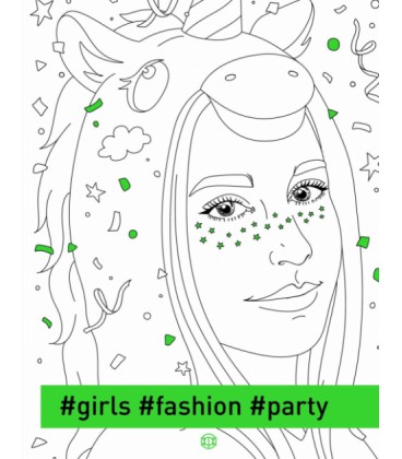 Фешн-розмальовка girlsfashionparty (Жорж)