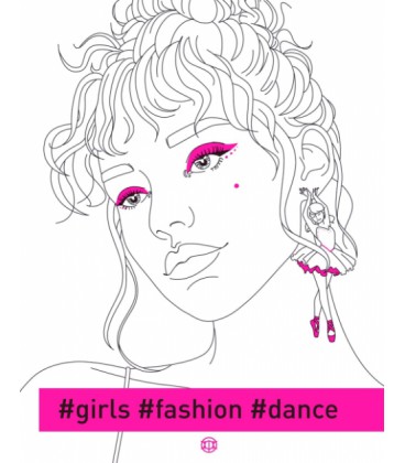 Фешн-розмальовка girlsfashiondance (Жорж)