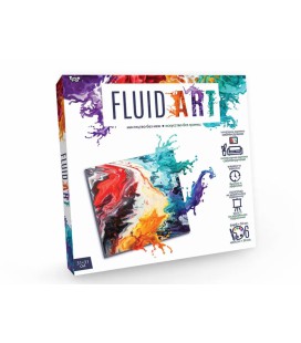 Набір для малювання картини 'Fluid ART' Danko Toys Тип 4