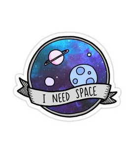 Стікер I need space