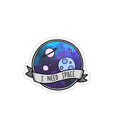 Стікер I need space