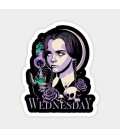 Стікер Вензді Аддамс Wednesday Addams 162365