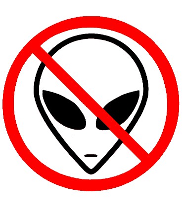 Стікер Stop Alien