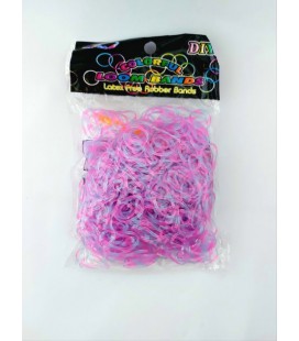 Гумки для плетіння Colorful loom bands неонові 600 шт