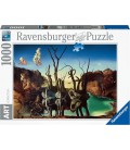 Пазл Ravensburger Swans Reflecting Elephants Salvador Dali ART Collection Лебеді, що відображаються у слонах 1000 шт. (‎17180)