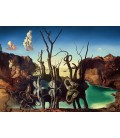 Пазл Ravensburger Swans Reflecting Elephants Salvador Dali ART Collection Лебеді, що відображаються у слонах 1000 шт. (‎17180)