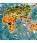 Пазли навчальні Карта світу (104 елм.) / Англійська версія / Trefl (15570)