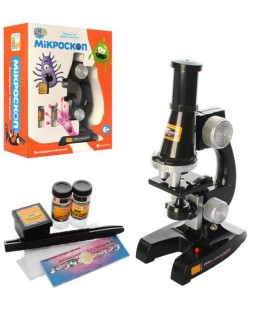 Ігровий набір Limo Toy Мікроскоп із пробірками Чорний (SK 0007)
