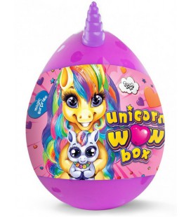 Набір для творчості в яйці 'Unicorn WOW Box' UWB-01-01U для дівчаток (Фіолетовий)