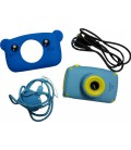 Дитячий цифровий фотоапарат children's fun Camera 3 Series 20MP Full HD 1080P Батарея на 600mAh Ведмедик(колір Синій)